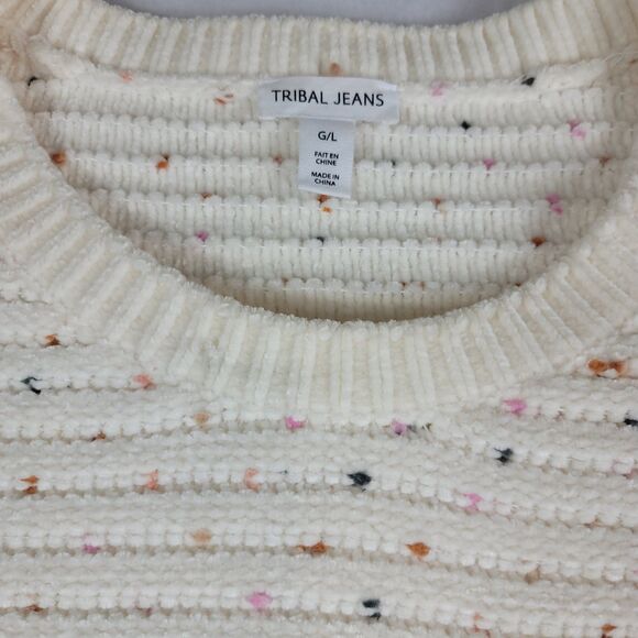Tribal Jeans textured speckle sweater, Size Women's Large. - Picture 5 of 8
